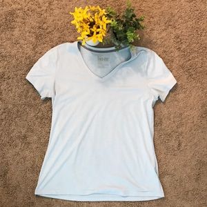 Nike Dri Fit Baby Blue V Neck